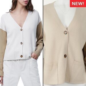 French Connection Babysoft Tomasa Colorblock Cardigan